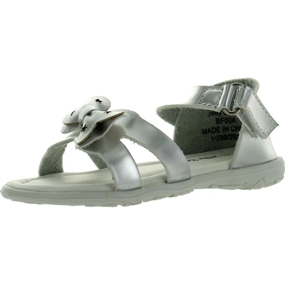 JELLYBEANS BUMPY Silver ToddlerG sandals 7 NEW